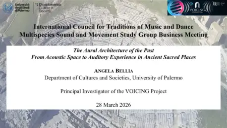 Guest Speaker: ICTMD Multispecies Sound and Movement Study Group 1 Guest Speaker ICTMD Multispecies Sound And Movement Study Group