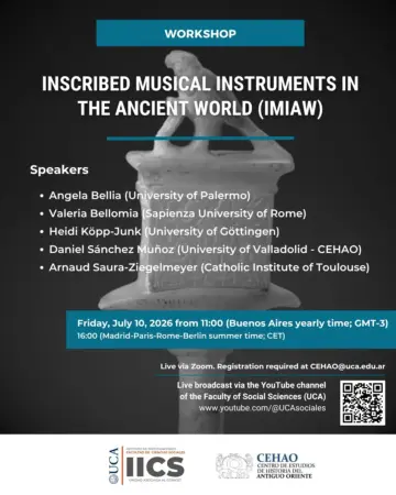 International Workshop: Inscribed Musical Instruments in the Ancient World (IMIAW) 1 International Workshop Inscribed Musical Instruments In The Ancient World IMIAW