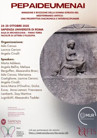 October 2025 – Invited Speaker at Sapienza University of Rome 1 Poster Pepaideumenai